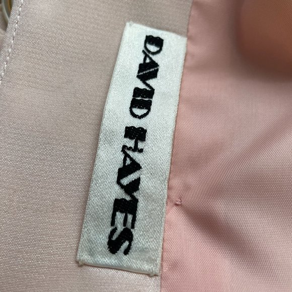 Vintage David Hayes Silk Pink 80s Asymmetrical Neiman Marcus Blazer 8 - Picture 7 of 12